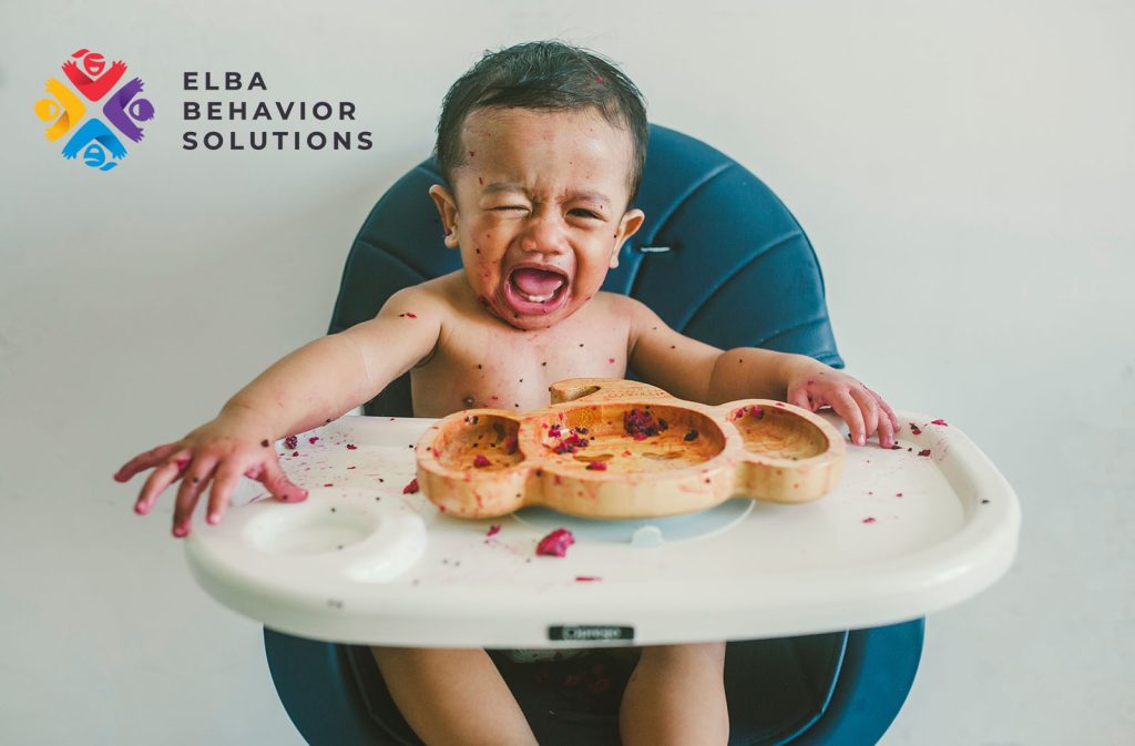 Baby throwing tantrum