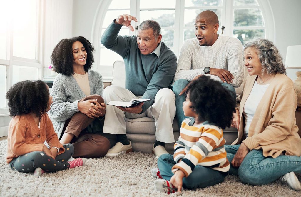 behavior support with extended family and friends